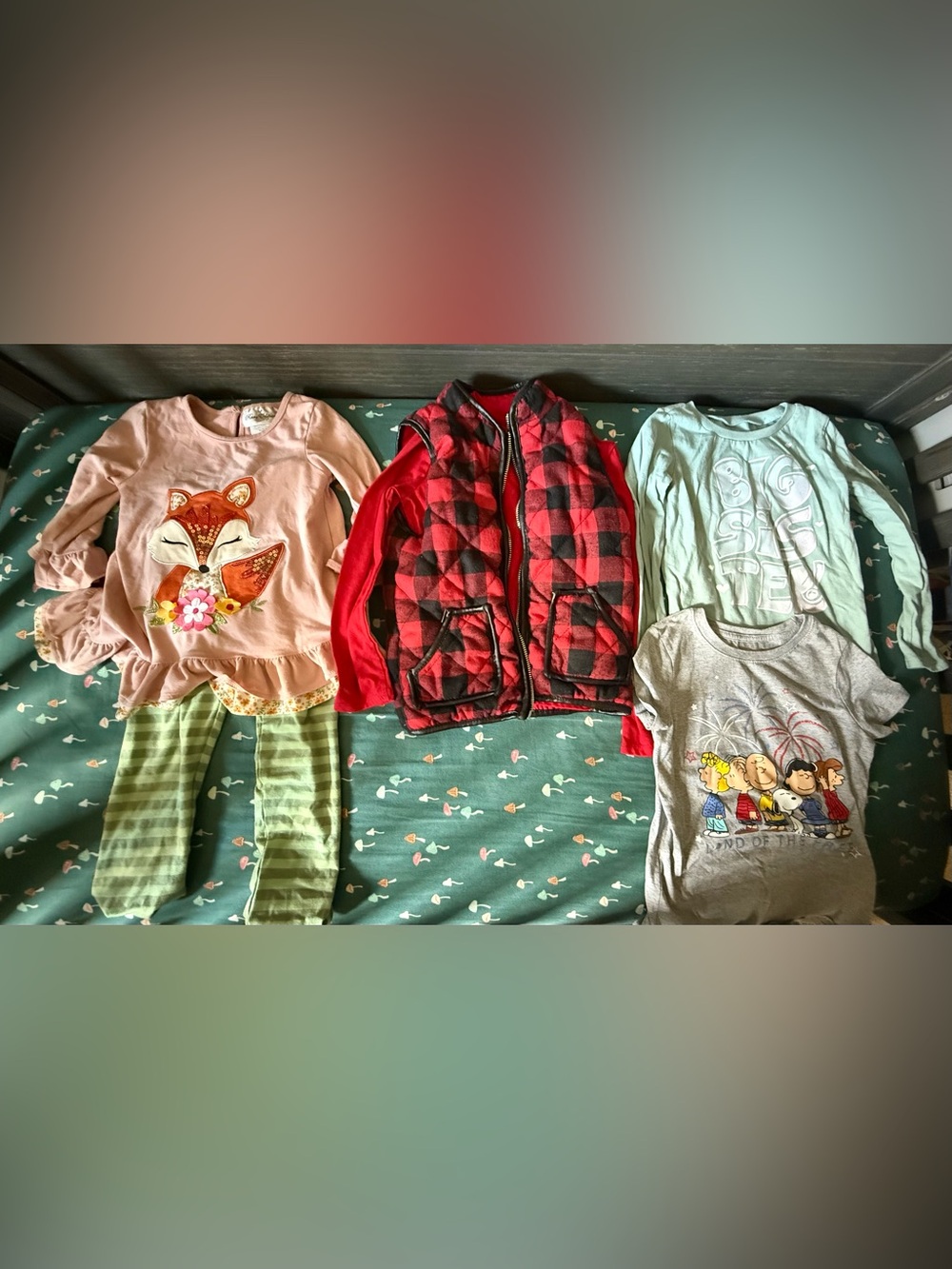 Kids Tops Bundle, Long sleeves, Vest, & Big Sister